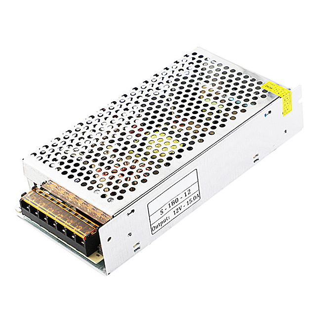 180W 15A 9CH DC12V Output Switch Mode CCTV Distribution Box Portable Power Supply For IR Camera Monitoring Equipment LED Tape Lights 180W 15A 9CH DC12V Output Switch Mode CCTV Distribution Box Portable Power Supply For IR Camera Monitoring Equipment LED Tape Lights